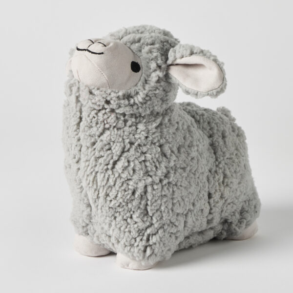 Woolley Door Stop - Grey