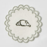Le Bistrot Embroidered Cocktail Coaster
