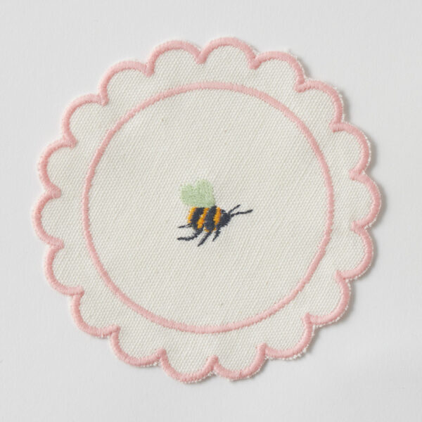 Anjou Embroidered Cocktail Coaster