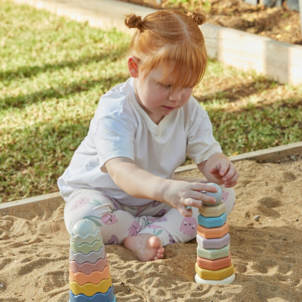 Eco-Friendly Hexagon Stacker
