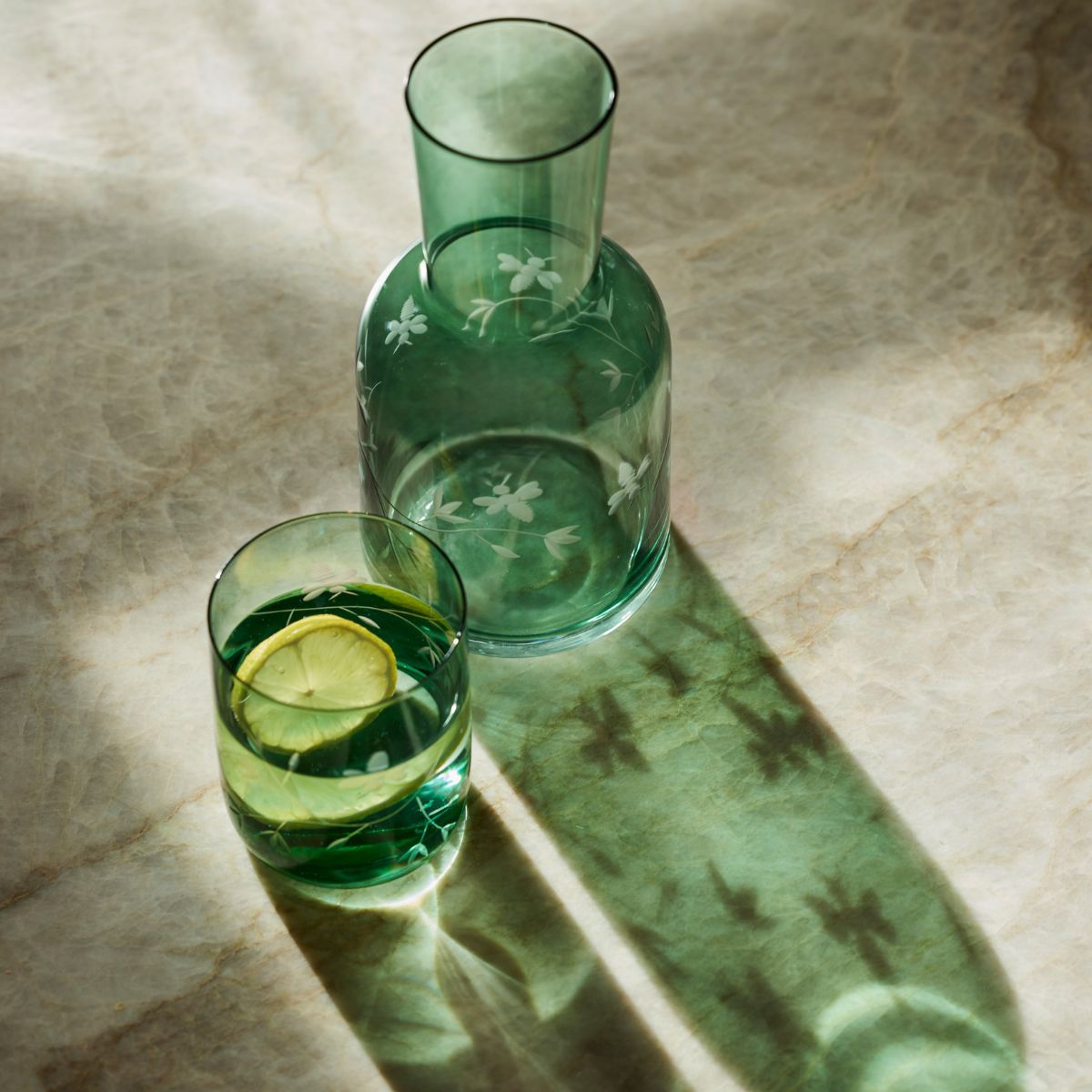 pilbeam-living-blooming-bee-carafe-set-teal-tzde009-1