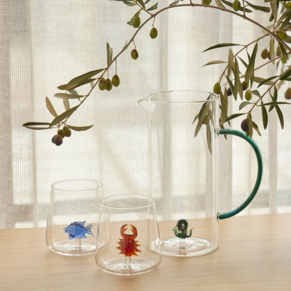 Ocean Tides Jug & Tumblers Set of 3