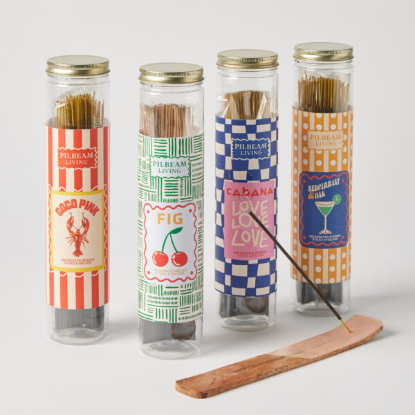 Fig Scented 100pc Incense With Holder - Fig, Peach & Cedarwood