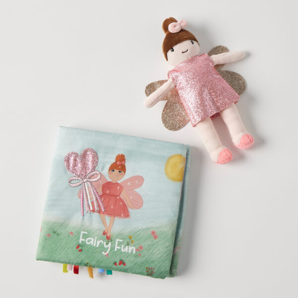 Fairy Fun Activity Fabric Book & Toy Set