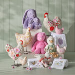 Jiggle & Giggle Floral Lilac Bunny Rattle