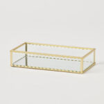 Lume Mirrored Rectangular Tray