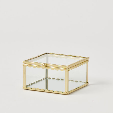 Lume Mirrored Square Jewellery Box