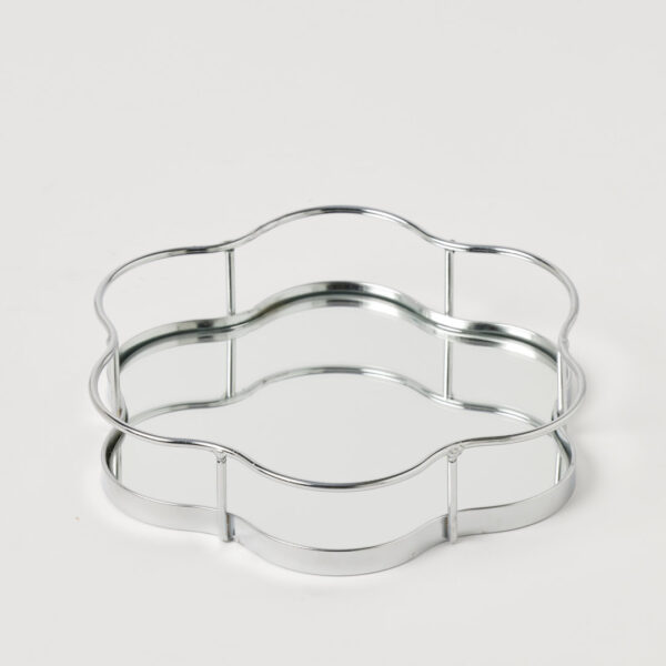 Rosette Mirrored Tray
