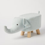 Jiggle & Giggle Elephant Bouclé Kids Stool