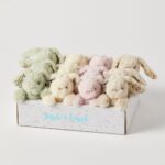 Jiggle & Giggle Floral Bunny Keychain CDU 12pcs/4 Asst