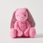 Jiggle & Giggle Floral Sherbet Pink Bunny Medium