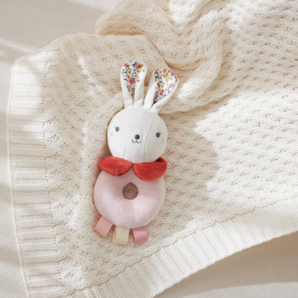 Jiggle & Giggle Hugglies Bunny Rattle