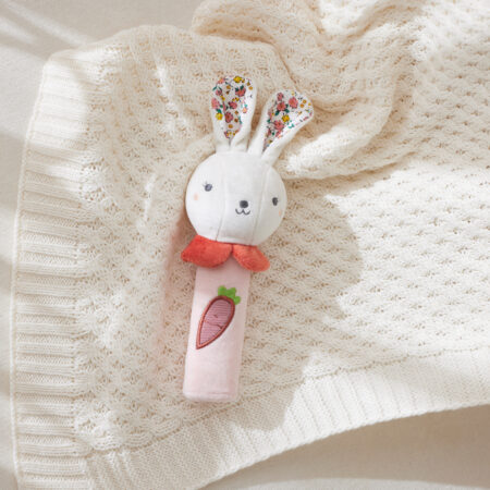 Jiggle & Giggle Hugglies Bunny Squeaker