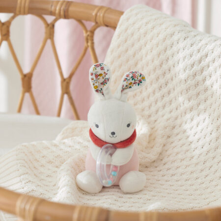 Jiggle & Giggle Hugglies Bunny with Rattle
