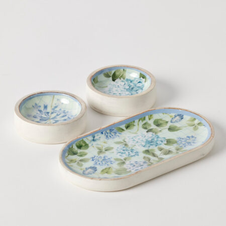 Heritage Bloom Tray & Bowl Set