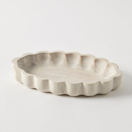 Blossom Scalloped Shallow Bowl Small
