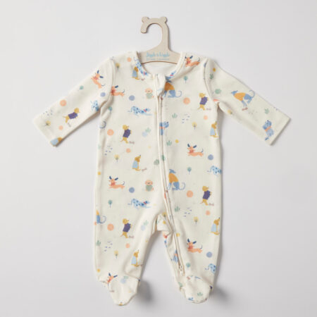 Jiggle & Giggle Woof & Wander Jersey Romper