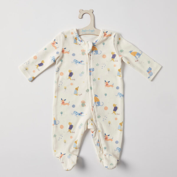 Jiggle & Giggle Woof & Wander Jersey Romper