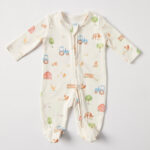 Jiggle & Giggle Barnyard Jersey Romper