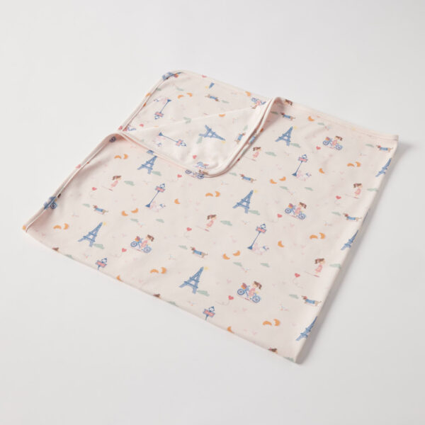 Jiggle & Giggle Bonjour Paris Jersey Wrap