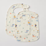 Jiggle & Giggle Woof & Wander Jersey Bib Set of 2