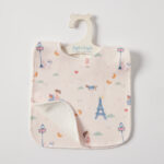 Jiggle & Giggle Bonjour Paris Jersey Bib set of 2