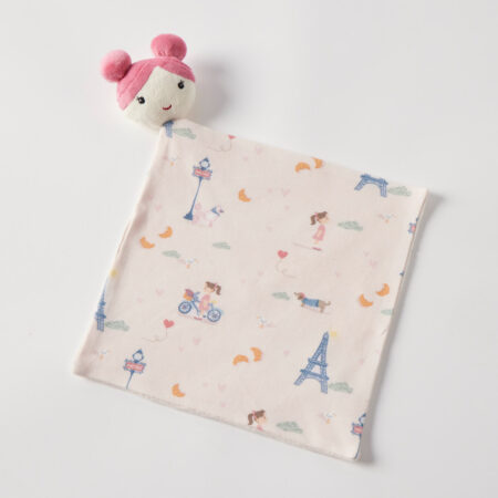 Jiggle & Giggle Bonjour Paris Jersey Comforter