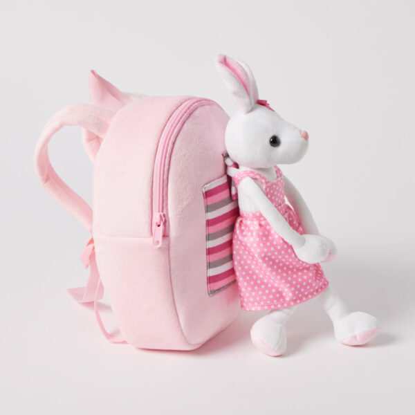 Jiggle & Giggle Plush Bunny Buddy Backpack