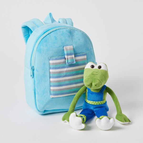 Jiggle & Giggle Plush Croc Buddy Backpack