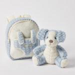 Jiggle & Giggle Plush Puppy Buddy Backpack - Blue