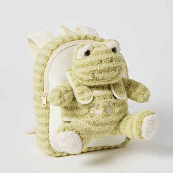 Jiggle & Giggle Plush Frog Buddy Backpack