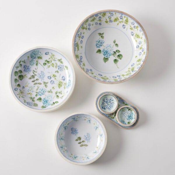 Heritage Bloom Shallow Bowl Set of 2