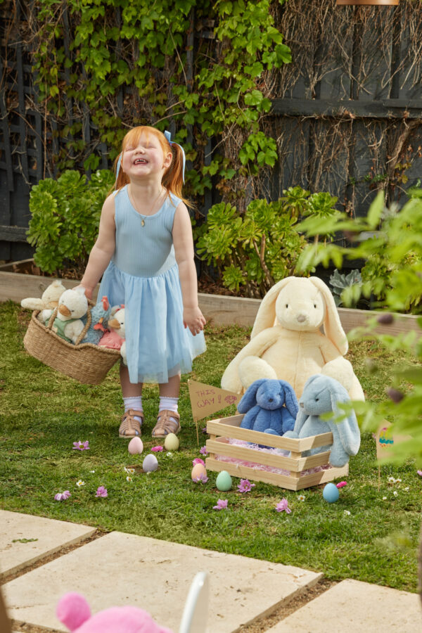 Jiggle & Giggle Cobalt Blue Bunny Small