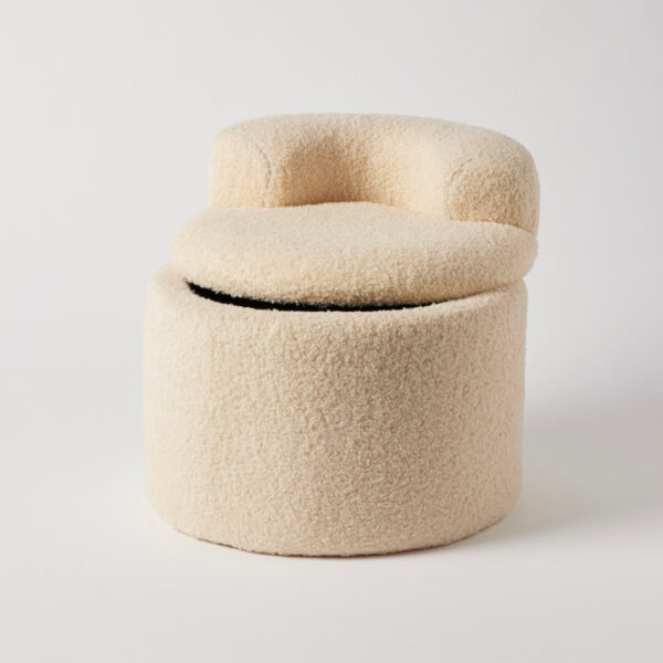 Jiggle & Giggle Bouclé Kids Storage Chair