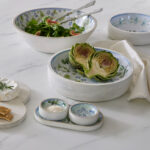 Heritage Bloom Shallow Bowl Set of 2