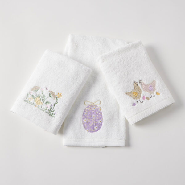 Easter Meadow Hand Towel 3 Asst Designs
