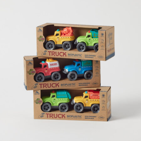 Jiggle & Giggle Bioplastic Utility Truck Set - 3 Asst Designs