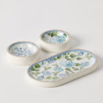 Heritage Bloom Tray & Bowl Set