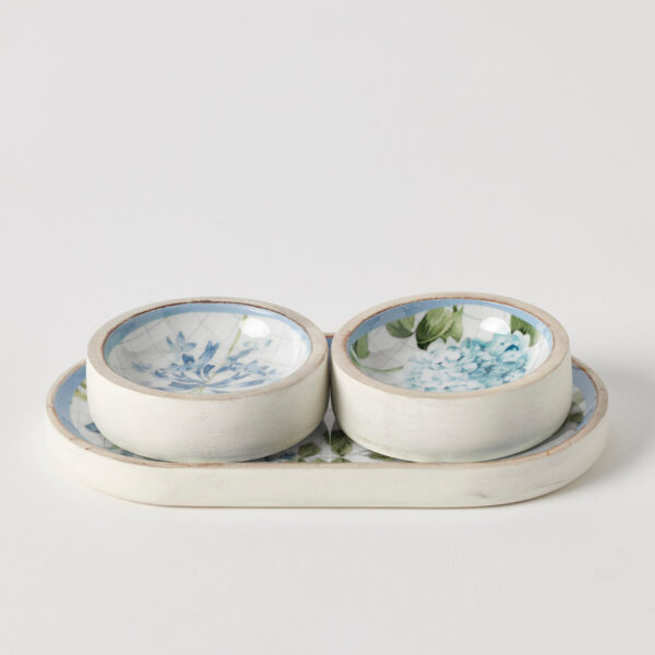 Heritage Bloom Tray & Bowl Set