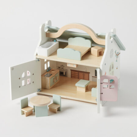 Doll House With Furniture