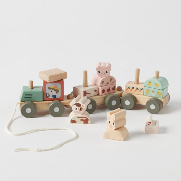 Animal Stacking Train