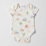 Jiggle & Giggle Barnyard Jersey Bodysuit