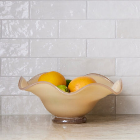 Verdant Blown Glass Platter