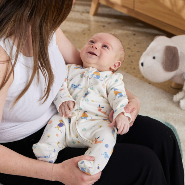 Jiggle & Giggle Woof & Wander Jersey Romper