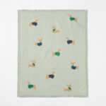 Jiggle & Giggle Dachshund Knitted Baby Blanket