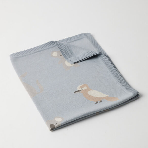 Jiggle & Giggle Australiana Knitted Baby Blanket
