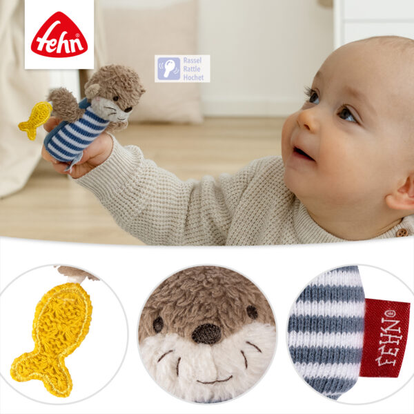 Fehn Mini Rattle Otter
