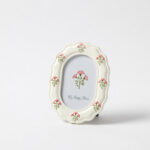 Pretty Blooms Oval 4 x 6" Photo Frame