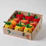 Jiggle & Giggle Munchettes - Plush Fruity Keychain CDU 12pcs/4 Asst