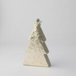 Xmas Paper Mache Tree Sculpture Small